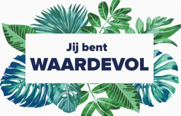 Jij bent waardevol kaartjes